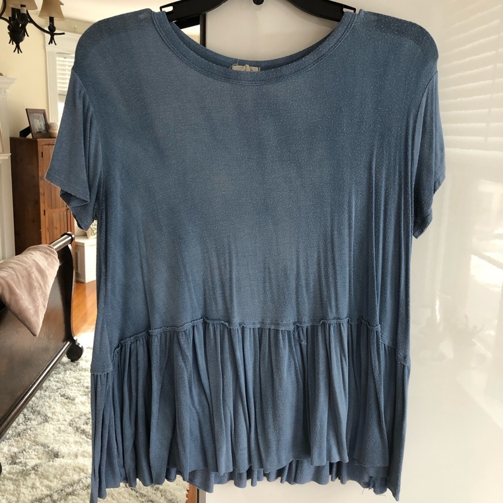 Flowy peplum top!
